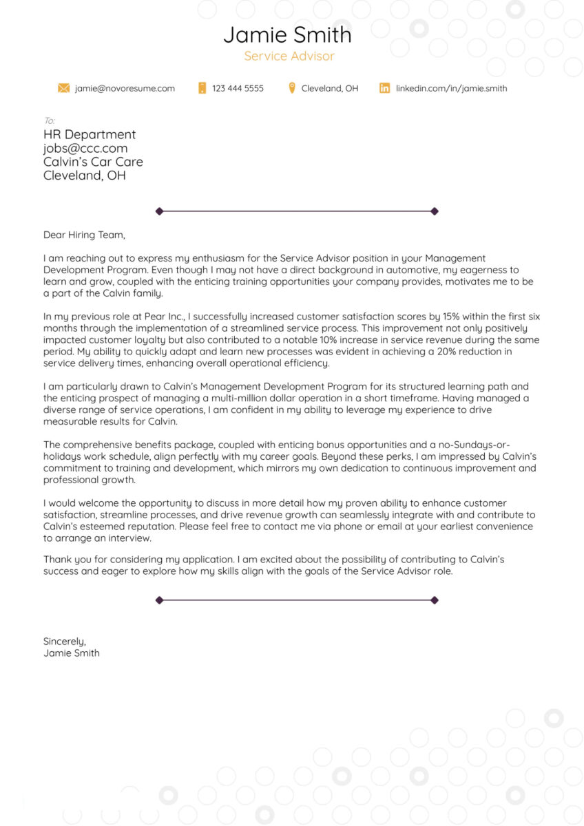 How to Write a Good Cover Letter for a Resume: 5 Top Examples to Review ...
